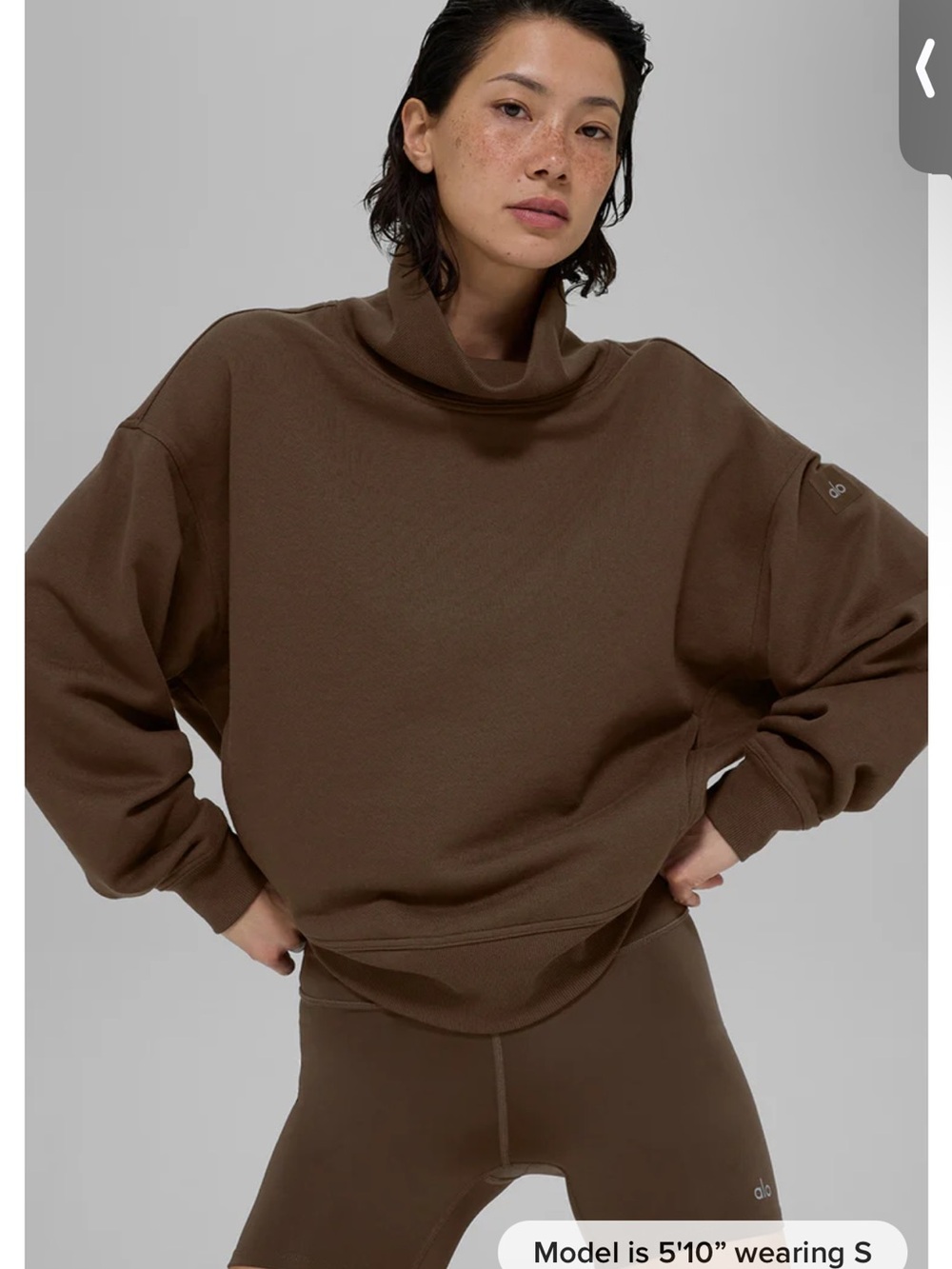 Alo Yoga Hazy Mockneck Pullover & Sweats